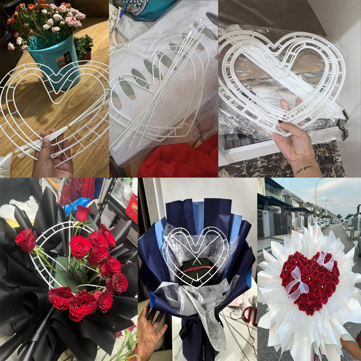 ArrErr heart-shape modeling device enhances romantic event décor.
