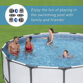 Durable, high-quality materials shown for long-lasting pool maintenance.