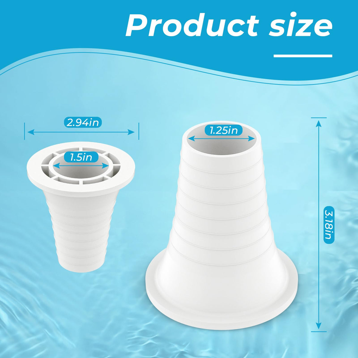 ArrogantF GW9015 cone reducer provides compatible seal for GW9015 cleaners.