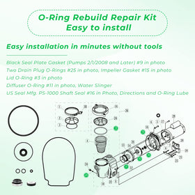 ArrogantF drain plug O-rings keep secure seals during maintenance