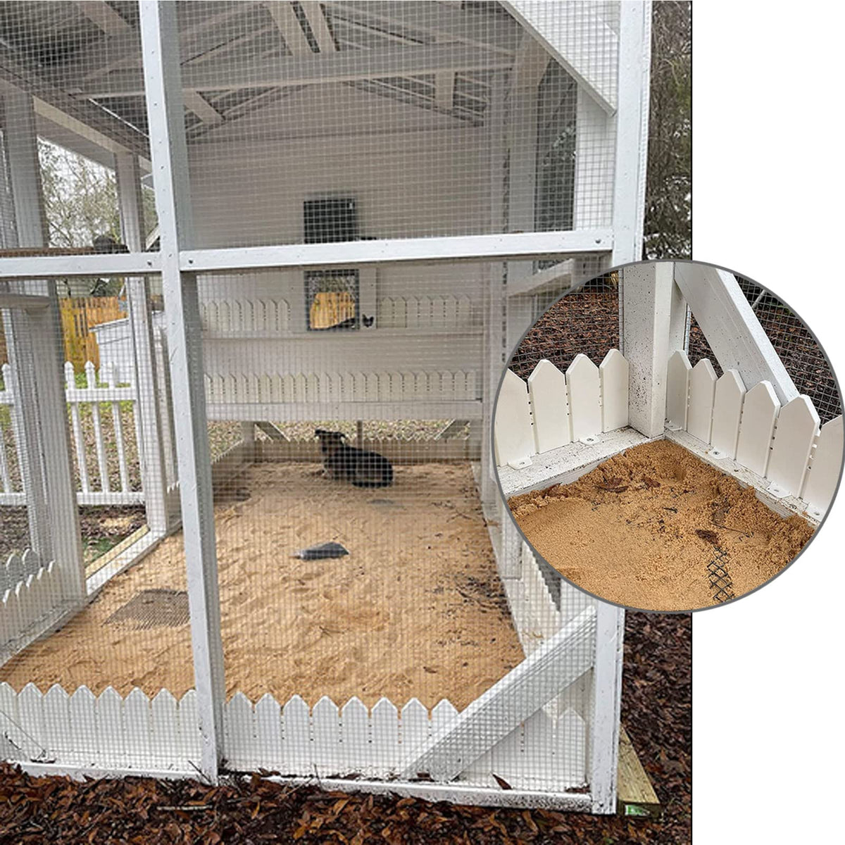 ARRYNTHEON durable plastic edging close-up highlights weather resistance.