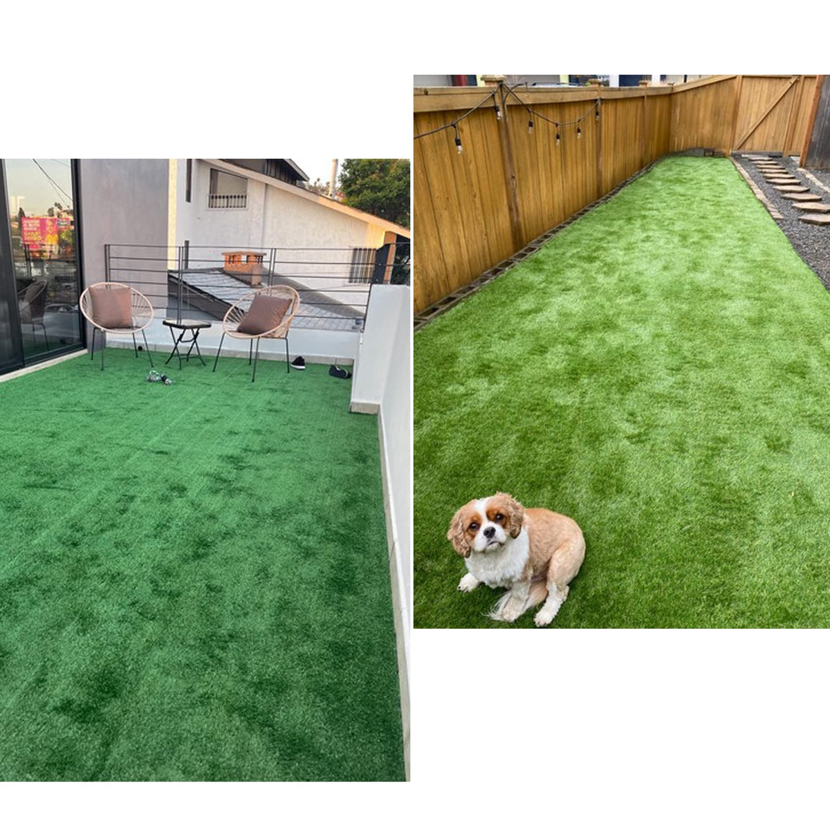 Peel-and-stick application of ARRYNTHEON Turf Tape in progress.