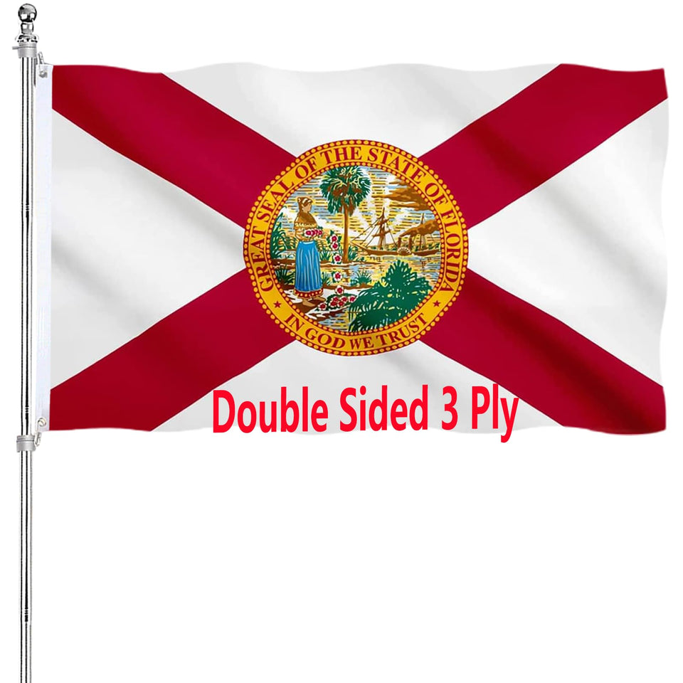 ARSOF Florida flag 3x5 double-sided shows bright patterns for outdoor display.