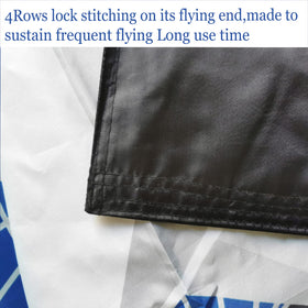ARSOF Space Force flag crafted from durable 100% polyester for long-lasting wear.