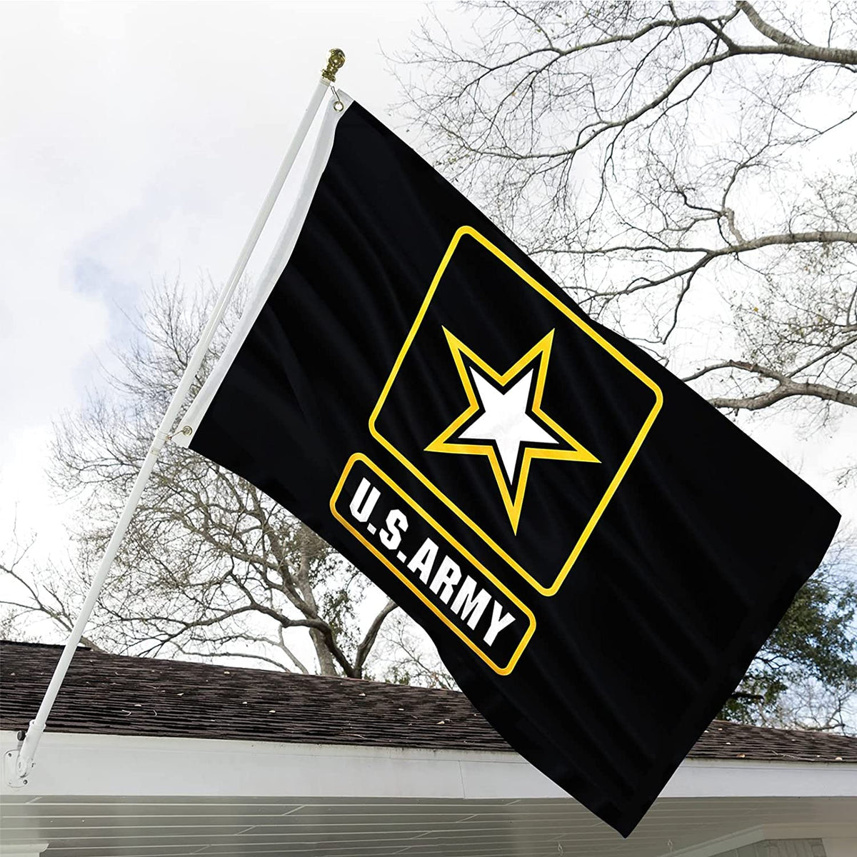 ARSOF US Army flag 3x5 with brass grommets for easy hanging