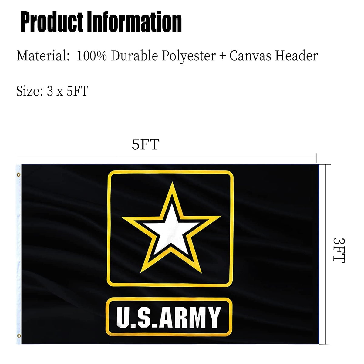 ARSOF flag 3x5 ideal for home garden or vehicle display