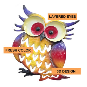 ARTCOS small owl stake 20x19 cm with ground pole.