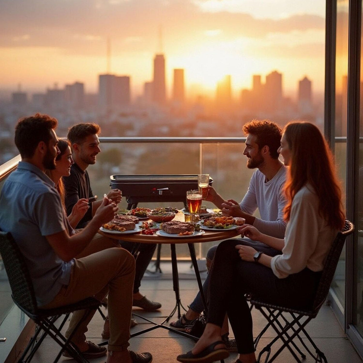 Artestia indoor-outdoor versatility for year-round grilling.
