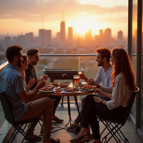 Artestia indoor-outdoor versatility for year-round grilling.