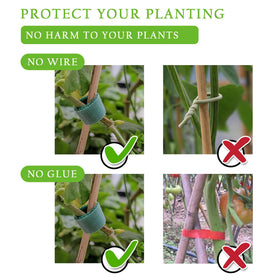 ArtFamy Green Garden Ties are reusable and eco-friendly for gardening.