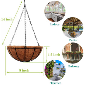 ArtFamy hanging chain with fixings demonstrates secure, rust-proof support.