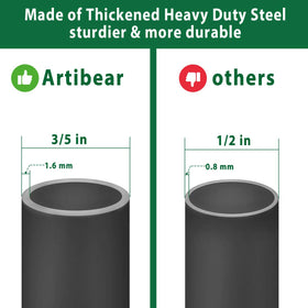 Artibear easy-assembly ground installation saves time during setup.