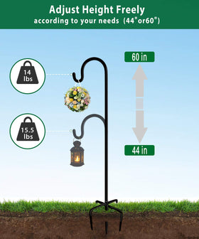 Artibear multi-purpose stand holds feeders, lanterns, baskets, and signs.