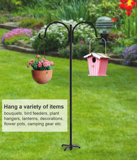 Artibear multi-use setup with bird feeders and lanterns.
