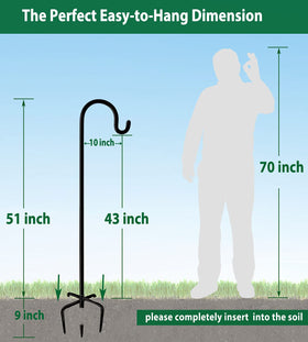 Artibear powder-coated pole adds durability and a clean look outdoors.