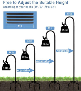 Artigarden 5-prong base durable steel design for strong ground anchoring.