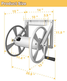 Artigarden detachable storage basket keeps nozzles and gloves organized.
