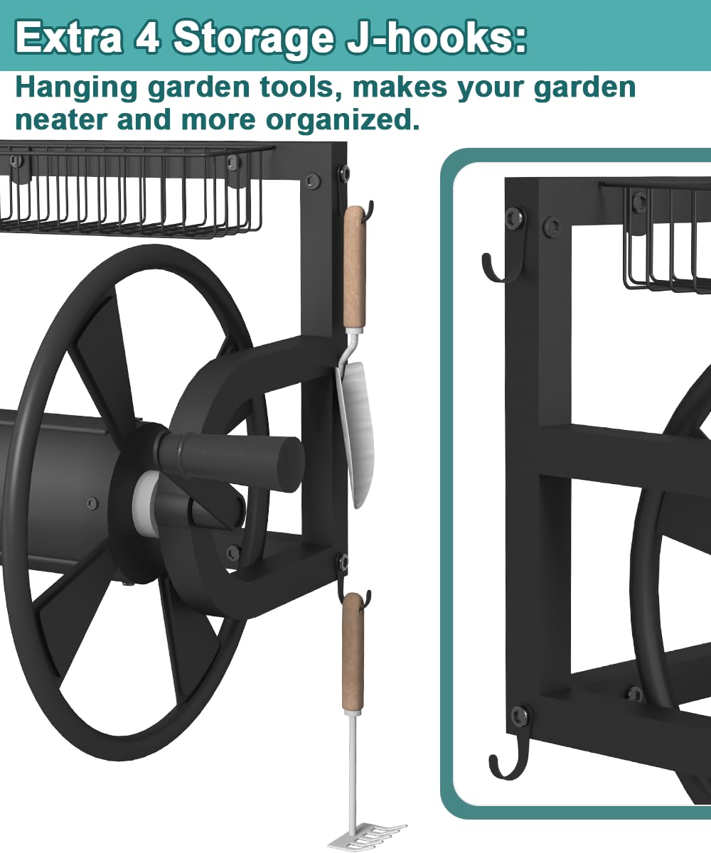 Artigarden detachable storage basket for nozzles, sprayers, and gloves.