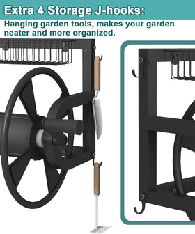 Artigarden detachable storage basket for nozzles, sprayers, and gloves.