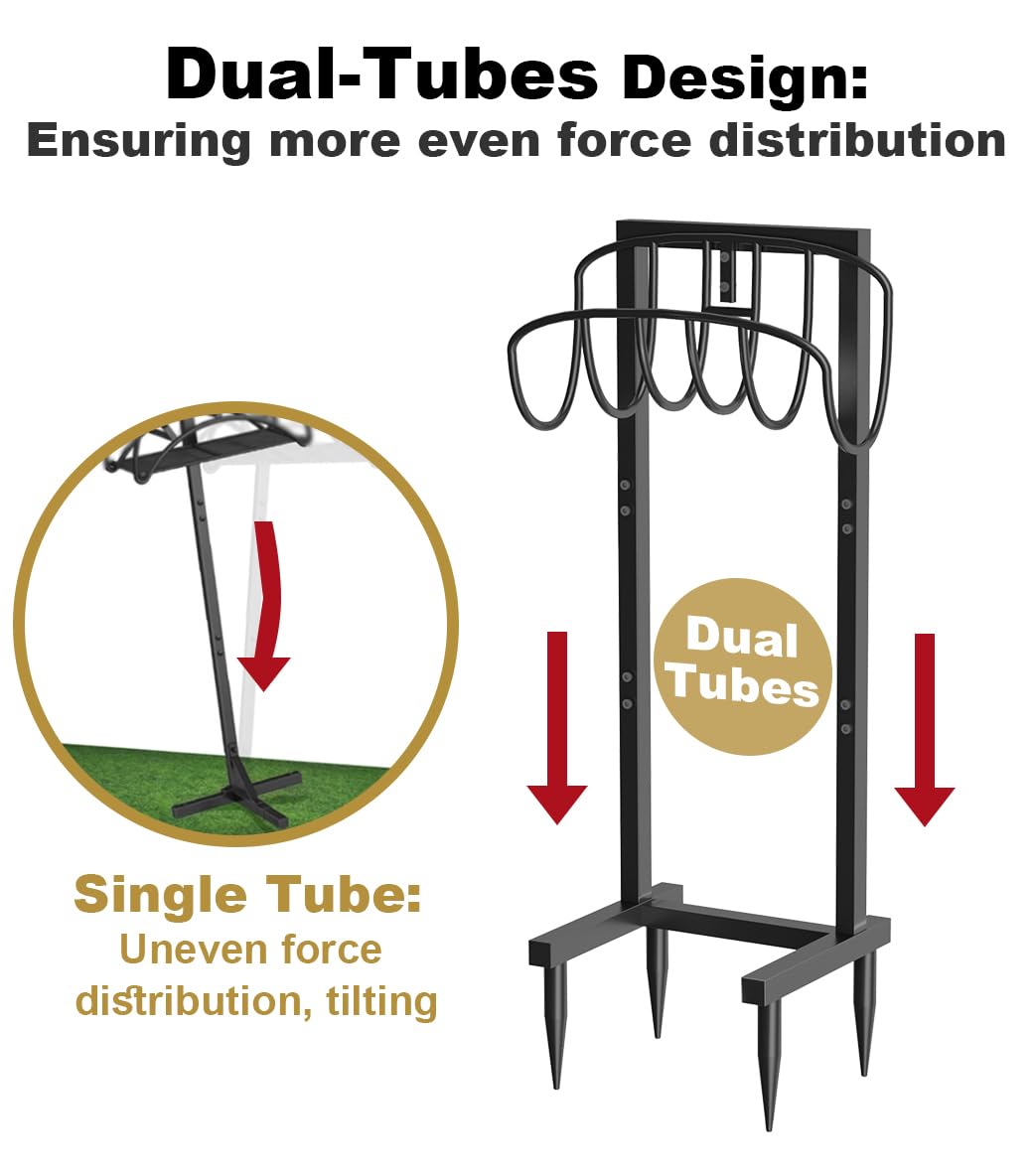 Artigarden easy-assembly rack lets you set up quickly.