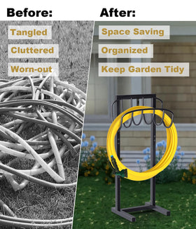 Artigarden organized outdoor storage keeps hoses tidy and protected.