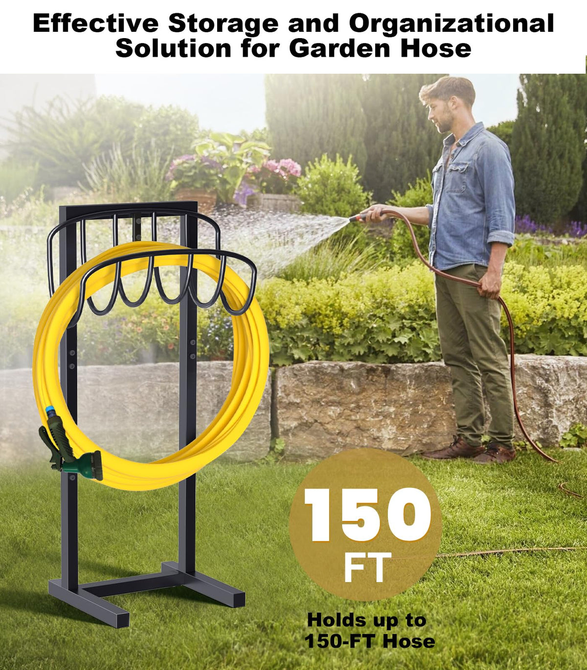 Artigarden rustproof finish stands up to sun and rain.