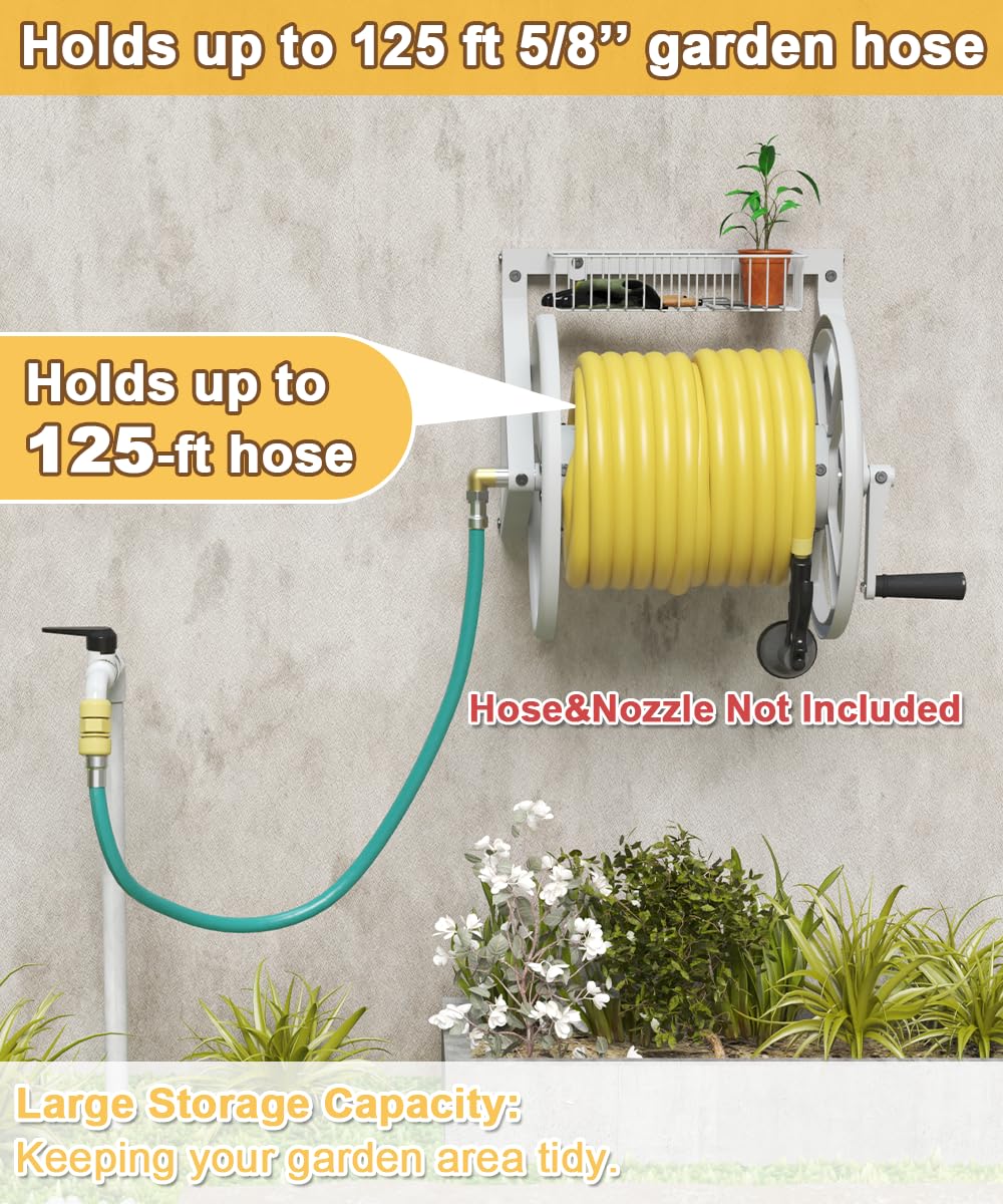 Artigarden 3.9 ft leader hose enables quick water source connection.