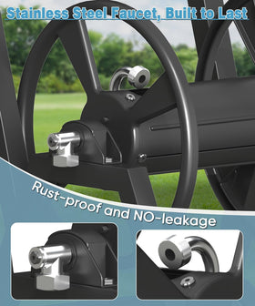 Artigarden powder-coated finish resists rust and weathering.
