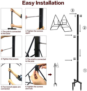 Artigarden rustproof hose holder stores outdoors or indoors to extend life