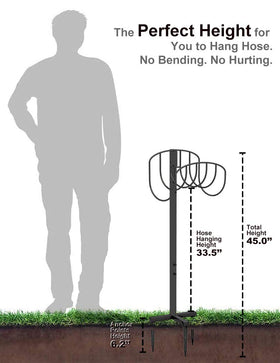 Artigarden weatherproof hose bracket withstands rain and sun.