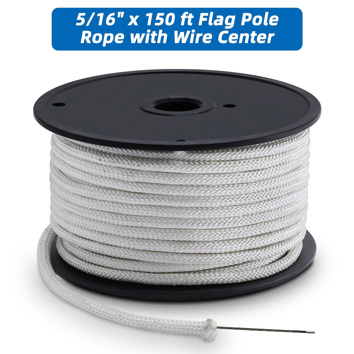 Artilife rope with wire-center core provides strong, stable support.