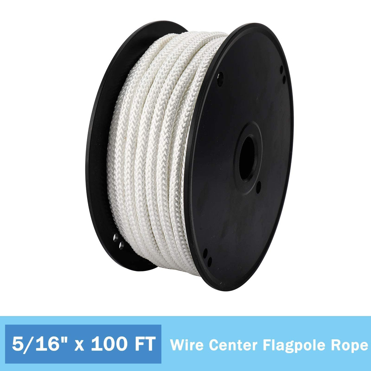 Artilife white braided polyester rope delivers durable, weather-ready performance.