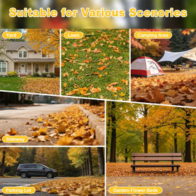 ARTIPOLY 62-inch handle enables upright raking and extended reach