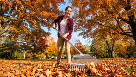 ARTIPOLY ergonomic all-in-one rake for lawns, beds, and soil leveling