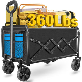 ARTIST'S DREAM foldable wagon with wheels for easy load and transport