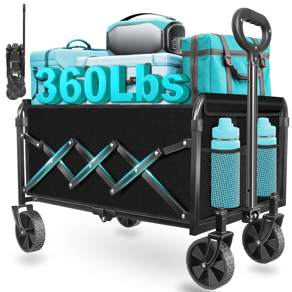 ARTIST'S DREAM Wagons foldable wagon in compact form for easy storage and transport