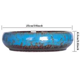 ARTKETTY round bonsai pot highlighting a tabletop display