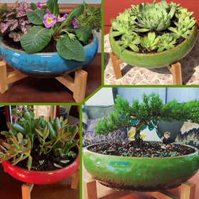 ARTKETTY two-piece pot set makes a thoughtful gift for plant lovers