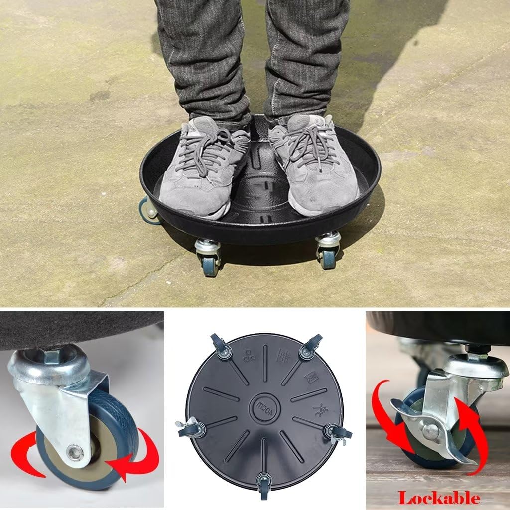 ARTLINE Stand blue caster wheels enable smooth indoor rolling of plants