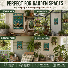 Artlunar durable metal sign withstands seasons in outdoor spaces