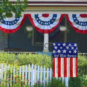 Artofy flag with sleeve; easy mounting on standard posts.