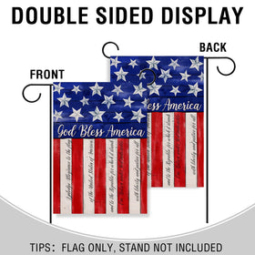 Artofy Fourth of July flag; vibrant colors for porch or patio.