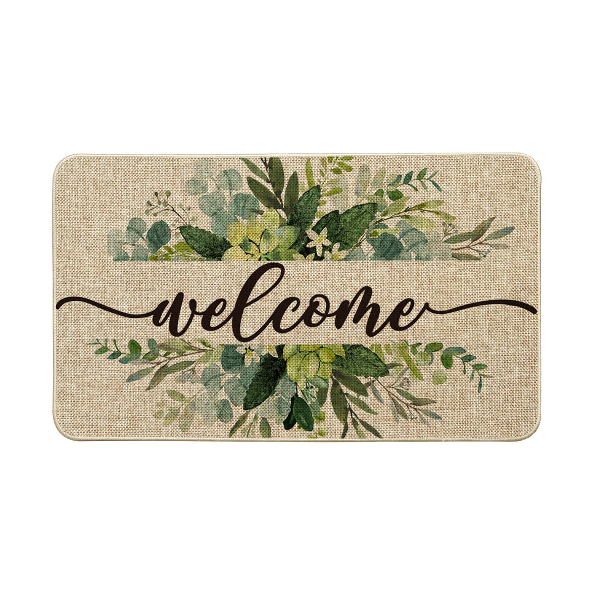 Artoid Mode artful porch mat boosts home welcome without overwhelming space.