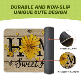 Artoid Mode 17x29 doormat fits standard entryways with a low profile.
