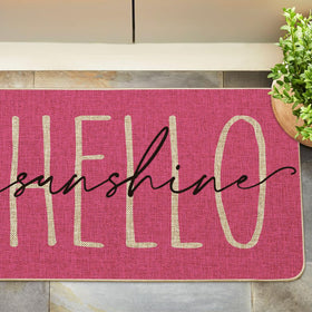 Seasonal design complements porch, deck, or entryway decor year-round