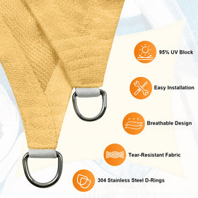 Artpuch stainless steel D-rings close-up for secure mounting