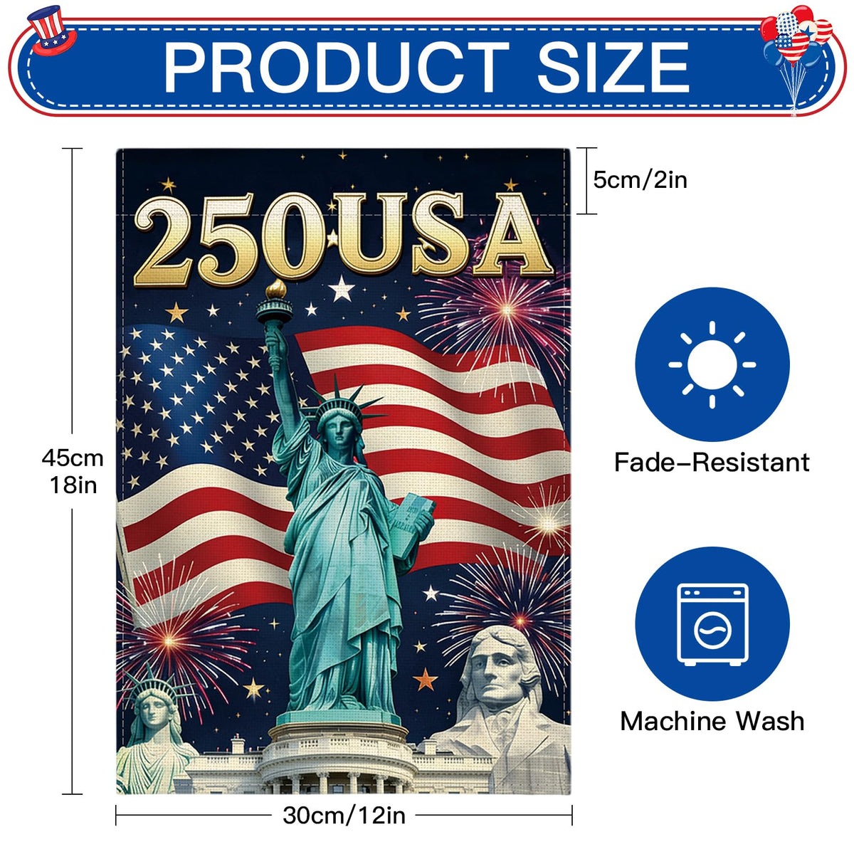 Artscope 12x18-inch garden flag ready for outdoor holiday ambiance.