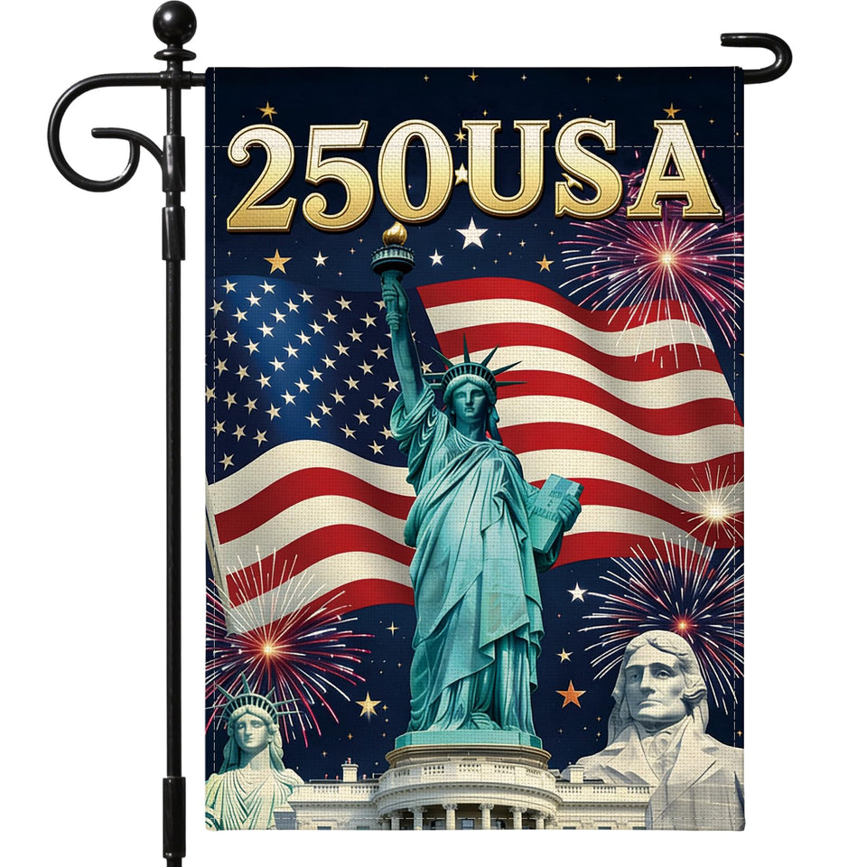 Artscope 250 Years Anniversary flag for outdoor display with patriotic design.