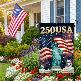 Artscope Sun-resistant flag stays vibrant in outdoor settings.