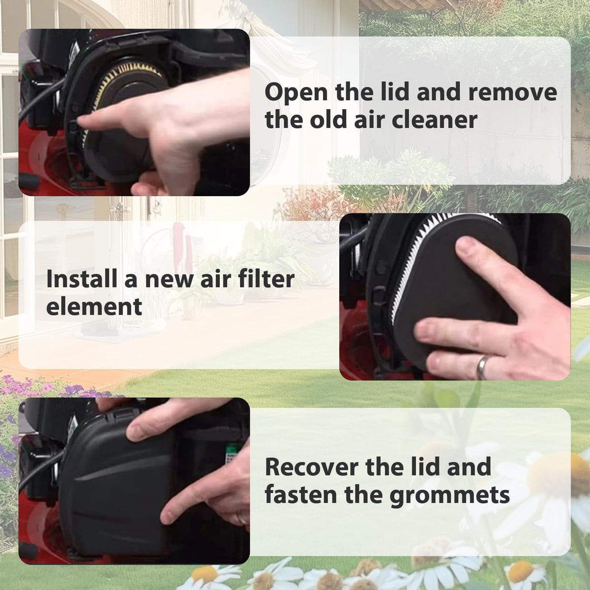 Two ARTSHU air filters in one 2-pack